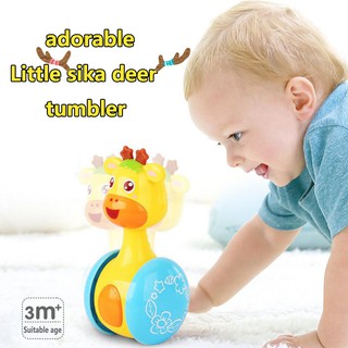 Jirafa vaso muñeca Roly-poly juguetes sonajeros anillo campana recién nacido juguete educativo