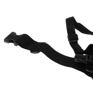 cuerpo de pecho ajustable correa de montaje soporte abs para smartphone negro (3)