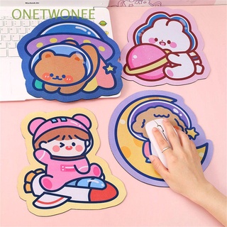 ONETWONEE Student Computer Small Mouse Cute Non-slip Pad Bear Mouse Pad Office Keyboard Mat Home Cup Mat Ins Girl Heart Desktop (1)
