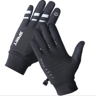 Oliflica Touchscreen invierno cálido guantes de punto al aire libre mujeres hombres manopla de dedo completo
