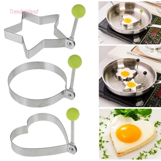 Nuevo molde creativo de acero inoxidable para freír huevos de tortilla Love Round Star Mold TRE (2)