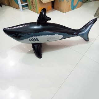 (superiorcycling) inflable tiburón juguetes piscina seguridad flotador agua jugando para niños niños