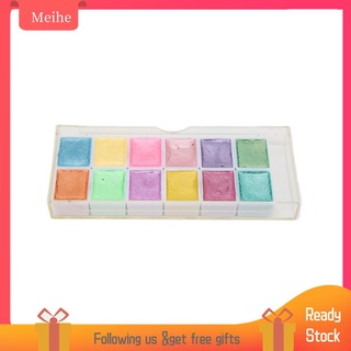 Meihe - juego de pintura de acuarela (12 colores, buena transparencia, difusibilidad, impresionante, herramientas de pintura para Graffiti)