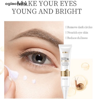 ogiaoholiy 30g caracol crema de ojos niacinamida blanqueamiento hidratante eliminar círculos oscuros cl