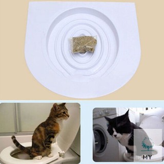 Mi✈ Kit de entrenamiento portátil para asiento de inodoro para gatos, bandeja de arena Original con Catnip (1)