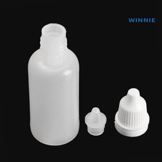 [winnie] 10 botellas de 30/20/15/10/5 ml profesional translucencia ojo líquido goteo botellas (5)
