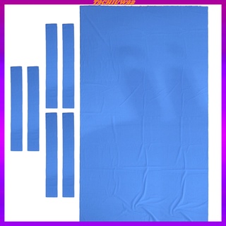[tachiuwa2] 8 pies mezcla de lana de billar mesa de billar billar billar mesa de fieltro accesorio azul (8)