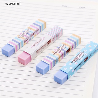 [wtwaref] Candy Color Soft Pencil Erasers for Kids Rubber Toy Kawaii Stationery Supply CL