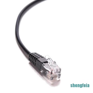 [shengfeia] Adaptador Dual mm hembra a RJ9 Jack convertidor PC auriculares teléfono usando Cable (6)