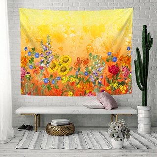 bienvenido multifunción moda flor tapiz colgante manta playa mantel