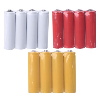 GD 4Pcs No Power AA 14500 LR6 Dummy Fake Battery Setup Shell Placeholder Cylinder Conductor for AA Battery Eliminator (1)