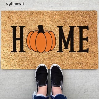 oglinewii - alfombrilla para puerta de halloween, diseño de halloween, decoración de cocina, absorbente, cl