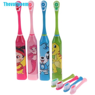 Thevatipoem 1pc cepillo de dientes eléctrico niño de dibujos animados Sonic cepillo de dientes niños poder cepillo de dientes
