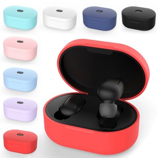Redmi AirDots Funda Ultrafina De Silicona Suave Protectora De Auriculares De Color Sólido Para Xiaomi/Youth (1)