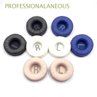 PROFESSIONALANEOUS 4 Pairs New Replacement Soft Foam Ear Pads Accessories Headset Protein Leather Headphone Cushion Cover