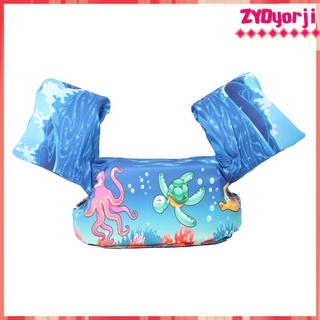 Cartoon Kids Baby Swim Vest Swim Aid Floats with Shoulder Harness Arm Wings