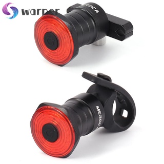 Warner Smart Sensor luz trasera de bicicleta impermeable USB recargable MTB luces traseras (1)