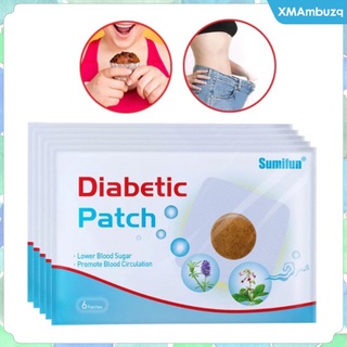 6 piezas /bolsa parche para diabetes estabiliza el equilibrio de nivel de azúcar en sangre (6)