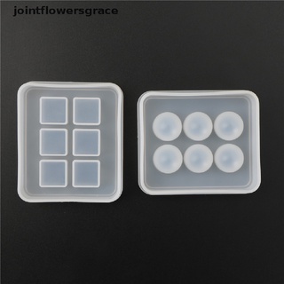 jgcl - molde de silicona con cuentas de gemas, resina, joyería, colgante, herramienta de gracia