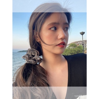 Anillo de pelo coreano de celebridad de InternetinsBanda de malla para el cabello banda de goma banda de goma para el cabello Vintage para mujer