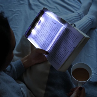 Palabras inspiradoras libro amantes lámpara de lectura LED Panel noche placa plana luz (1)