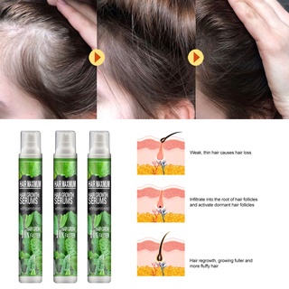 [fa]3 pzs spray de tratamiento capilar de 10 ml (botella única) engrosamiento antiadherente cuidado del cabello más lleno con menos rotura del cabello spray de crecimiento para el hogar (3)