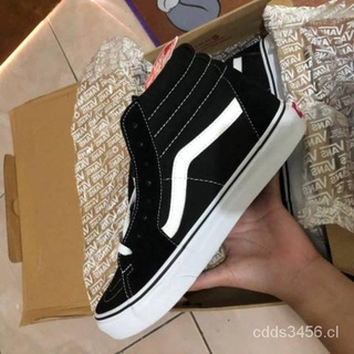 skate vans zapatos original 100% sk8hi negro blanco