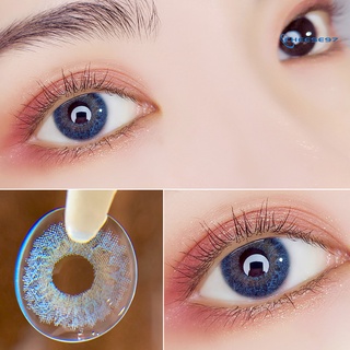 cheese 1 par de lentes de contacto de ojos naturales maquillaje portátil unisex ojo grande lentes de contacto de color para club nocturno (3)
