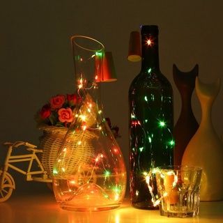 8pcs 18 LEDs String Light Wine Bottles Cork Lights Lamp for Party Decoration
