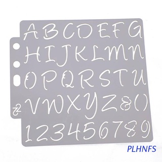 plhnfs plantillas de números del alfabeto plantilla pintura scrapbooking estampado álbum tarjeta diy