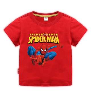 2020 Spider Man niños niños verano manga corta camiseta niño Casual camisa bebé camiseta