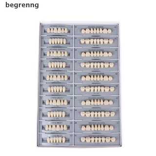 begrenng 5 juegos/caja dental sintético polímero dientes resina prótesis dental modelo cl