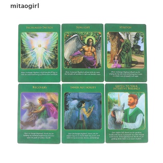 [Mitao] Archangel Raphael Healing Oracle Cards Tarot Card Prophecy Adivination Juego De Mesa Boutique