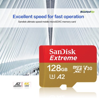 Beautifullife tarjeta de memoria Sandisk de 128GB/256GB/512GB/1TB/alta velocidad/resistente a los rayos/cámara ABS SLR/tarjeta Micro SD para MP4/MP3