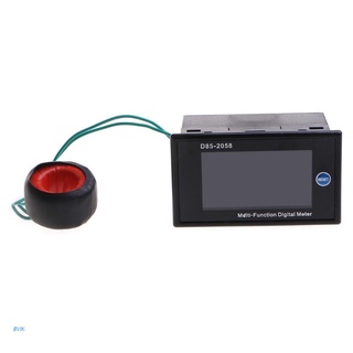 bvik d85-2058 de una sola fase digital lcd panel de ca medidor de voltaje frecuencia de corriente monitor de potencia