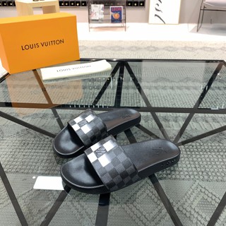 Original Louis Vuitton LV Negro Zapatillas Para Hombre