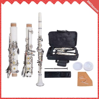 principiante 17 teclas b clarinete plano con cañas woodwind instrumentos musicales