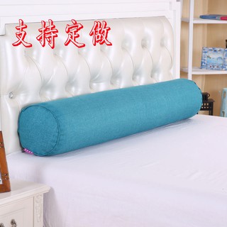 Almohadas cilíndricas de algodón y lino que protegen el cuello, almohadas de yoga, almohadas de cama de belleza, sofás.