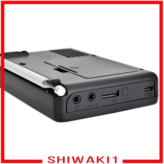 [SHIWAKI1] Bluetooth Digital Radio AM FM SW USB 1000mAh REC grabadora regalos para Senior