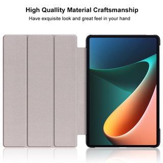 For Xiaomi Pad 5/5 Pro 11-inch Protective Shell Bracket Two-in-one Durable Solid Color Classic Triple Anti-fall and Shockproof Flat Protective Shell (1)