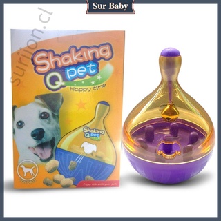 bebé mascotas gato perro vaso goteo bola de alimentos perros gatos entrenamiento ejercicio campana de juguete [surjion]