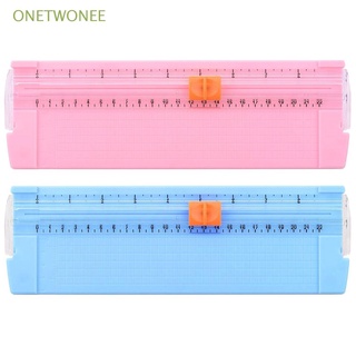 ONETWONEE 2PCS Portable Paper Trimmer DIY Cutting|Paper Cutter Precision Office Supplies Lightweight Photo Ruler A4/A5 Cutting Card