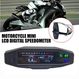 mini velocímetro/medidor lcd digital universal/motocicleta/motocicleta