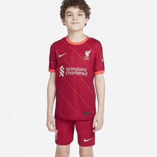 Alta calidad~Liverpool Home Stadium Kit 2021-22 Little Kids football jersey