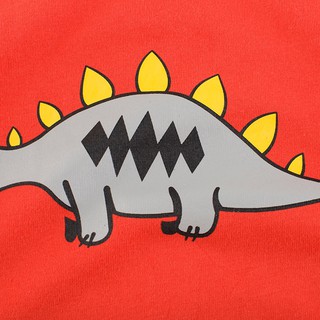 Dinosaurio impreso 3D de manga larga Tops Tee bebé niños ropa de moda de dibujos animados camisetas niñas niños algodón disfraz T-shirt (5)
