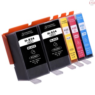 Cartuchos de tinta compatibles Cs Aibecy para HP 934 935 XL 934XL 935XL Compatible con HP Officejet Pro 6230 6830 6835 HP Officejet 6220 6812 6815 6820, paquete de 5 unidades