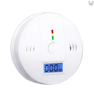 detector de alarma monoxide de carbono con alarma detector alimentado por batería con pantalla lcd de advertencia de voz