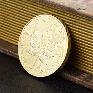 bluelans3.cl moneda conmemorativa en forma de arce oro redondo coleccionistas moneda para aniversario