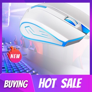 haodebat Mouse Ergonomic Wired ABS 1600 DPI Wired Gamer Mice With Backlight for PC