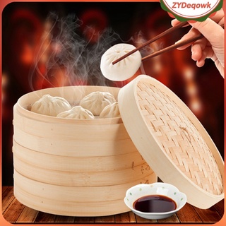 vaporizador de bambú chino de 6 pulgadas de un solo nivel asiático para vaporizador de alimentos (5)